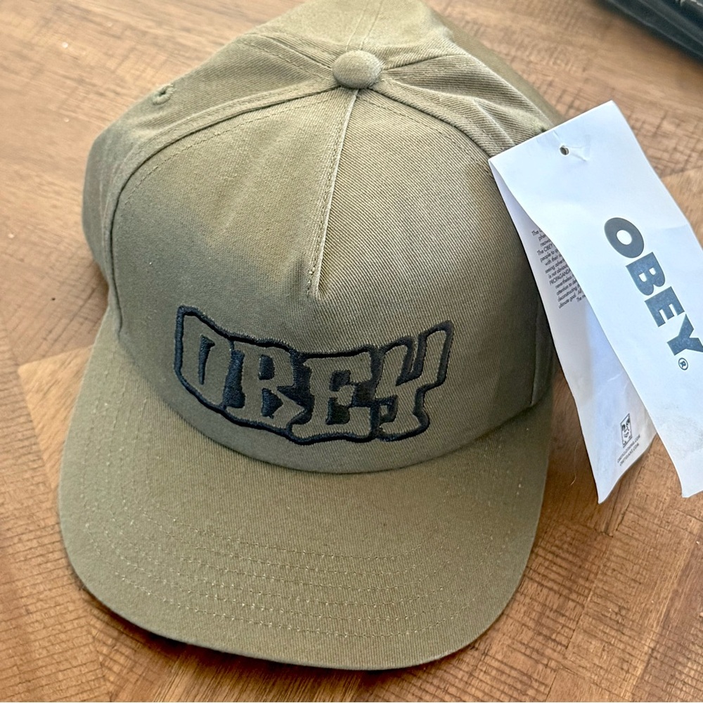 Obey OG Olive Snapback Hat